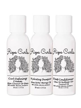 Rizos Curls Travel Hair Care Trio 2oz X 3 BRAND NEW/SEALED